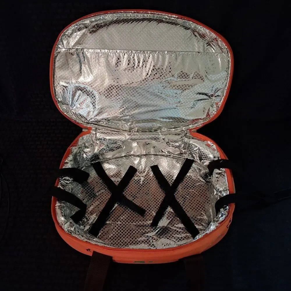 Temptations Old World Harvest 13x9 Platter, Metal Rack , Insulated Carrying Case